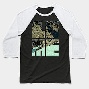 Lome, Togo City Map Typography - Summer Baseball T-Shirt